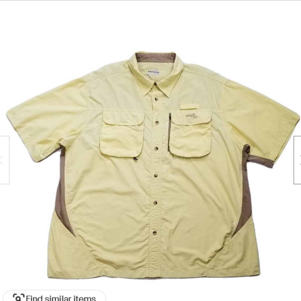 NATURAL GEAR Fishing Button Shirt 5629E1M